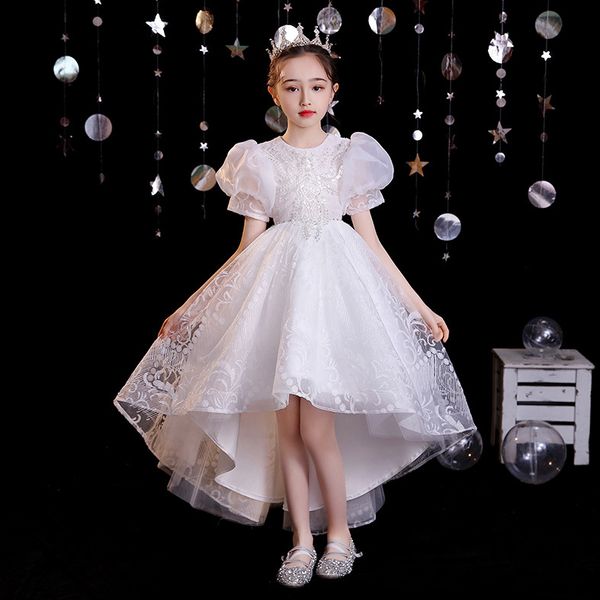 2021 cute flower girl dresses high low appliqued beaded feather girl pageant gown cascading ruffle sweep train custom made birthday gowns, White;blue
2021 cute flower girl dresses high low appliqued beaded feather girl pageant gown cascading ruffle sweep train custom made birthday gowns, White;blue