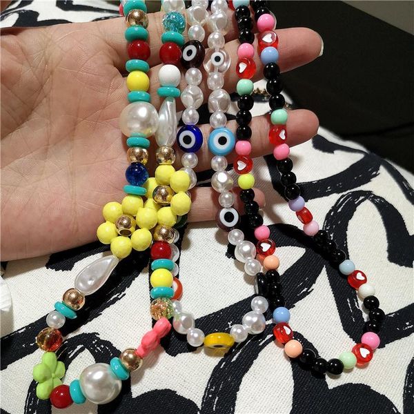 chokers 2021 kpop goth harajuku multicolor geometry love flower beaded choker necklace for women men egirl hip hop jewelry accessories, Golden;silver
chokers 2021 kpop goth harajuku multicolor geometry love flower beaded choker necklace for women men egirl hip hop jewelry accessories, Golden;silver