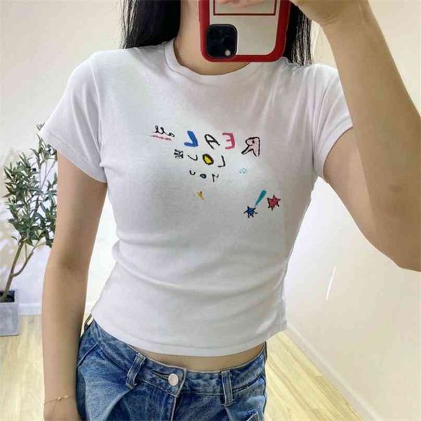 letter graffiti tees women's cotton white short sleeve cute o-neck t-shirt summer 210720
letter graffiti tees women's cotton white short sleeve cute o-neck t-shirt summer 210720