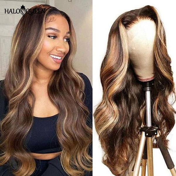 lace wigs highlight wig colored human hair ombre body wave t part 180% density front p4/27 & p4/30, Black;brown
lace wigs highlight wig colored human hair ombre body wave t part 180% density front p4/27 & p4/30, Black;brown