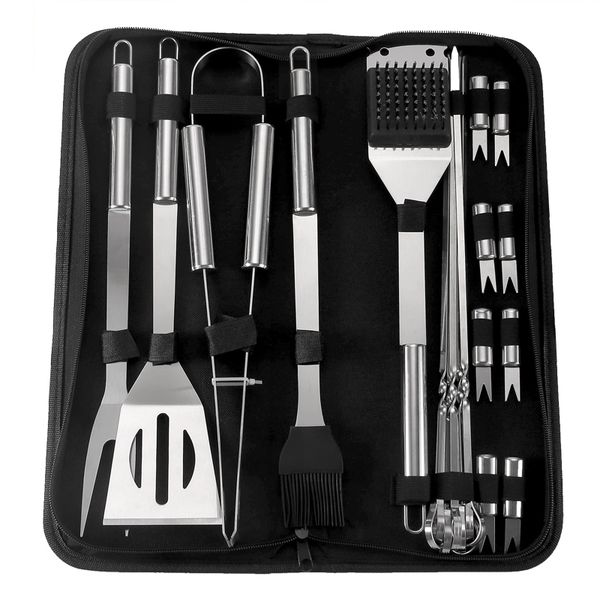 deluxe accessories, 20 pieces of barbecue set,outdoor cooking and eating,bbq tools,customizable grills
deluxe accessories, 20 pieces of barbecue set,outdoor cooking and eating,bbq tools,customizable grills