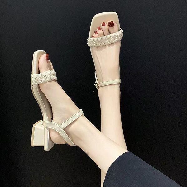 slippers 2021 summer women's sandals woven microfiber casual fashion high heel shoes square open toe heels slipp, Black
slippers 2021 summer women's sandals woven microfiber casual fashion high heel shoes square open toe heels slipp, Black