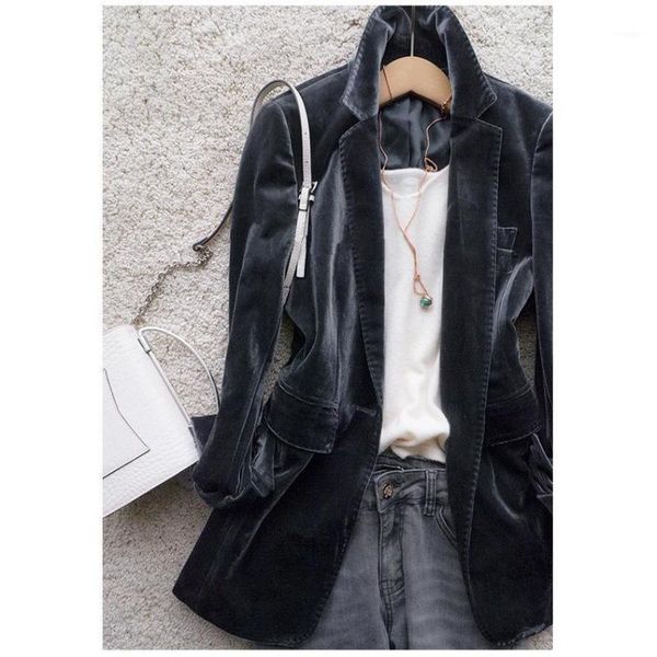 men's suits & blazers fashionable velvet blazer, women's spring autumn slim fit, british style, simple and casual suit fashion, White;black
men's suits & blazers fashionable velvet blazer, women's spring autumn slim fit, british style, simple and casual suit fashion, White;black