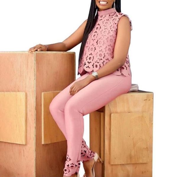 2021summer two piece sets fashion casual temperament burn flowers lace oversize solid color high waist stand-up collar women's pants, White
2021summer two piece sets fashion casual temperament burn flowers lace oversize solid color high waist stand-up collar women's pants, White