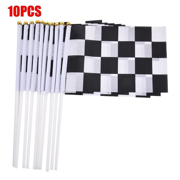 party decoration 10pcs/pack black and white hand flag 14*21cm racer waving racing flags decorative sports car sport events
party decoration 10pcs/pack black and white hand flag 14*21cm racer waving racing flags decorative sports car sport events