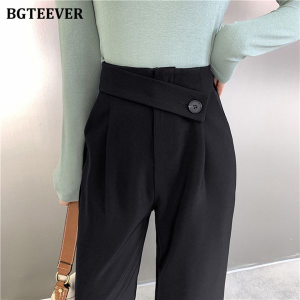 pants new casual chic high waist button women long spring solid loose female suit pants 2021 summer floor-length trousers ohjc, Black;white
pants new casual chic high waist button women long spring solid loose female suit pants 2021 summer floor-length trousers ohjc, Black;white