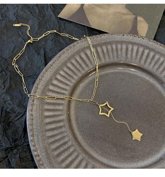 pendant necklaces meyrroyu stainless steel gold color star pandent chain for women simple 2021 fashion party gift jewelry, Silver
pendant necklaces meyrroyu stainless steel gold color star pandent chain for women simple 2021 fashion party gift jewelry, Silver