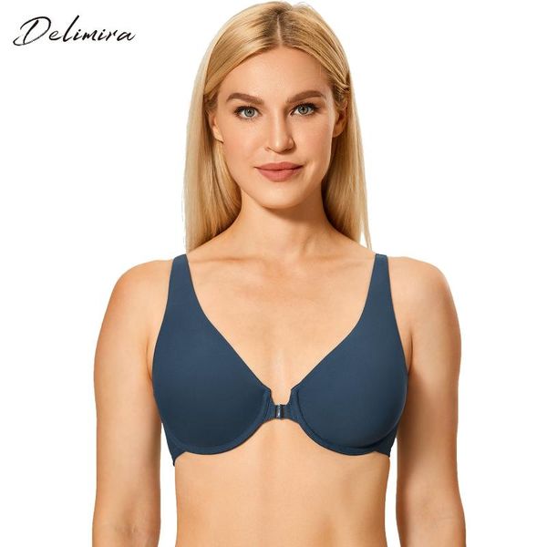 bras delimira women's front closure seamless bra racerback underwire unlined plus size wide strap, Red;black
bras delimira women's front closure seamless bra racerback underwire unlined plus size wide strap, Red;black