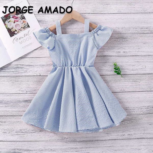 summer kids girl dress candy color plaid shoulderless princess dresses cute style outfits children clothes e617 210610, Red;yellow
summer kids girl dress candy color plaid shoulderless princess dresses cute style outfits children clothes e617 210610, Red;yellow