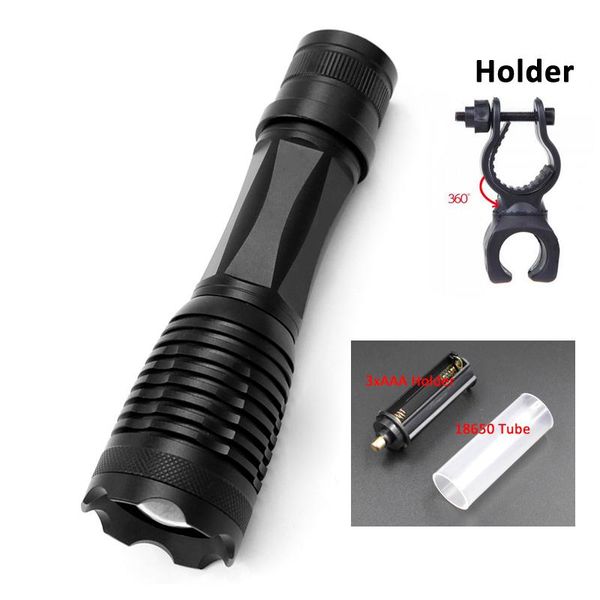 zoomable 5mode led torch xml xm-l t6 lanterna bicycle bike light for 3xaaa or 1x18650 battery with holder flashlights torches
zoomable 5mode led torch xml xm-l t6 lanterna bicycle bike light for 3xaaa or 1x18650 battery with holder flashlights torches