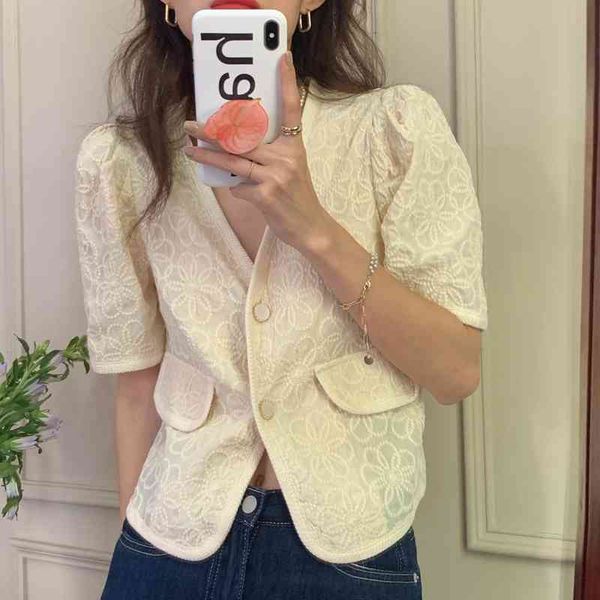 women's jackets summer femme florals ol vintage slim v-neck streetwear blazers office lady high waist stylish retro coats 1kbd, Black;brown 
women's jackets summer femme florals ol vintage slim v-neck streetwear blazers office lady high waist stylish retro coats 1kbd, Black;brown