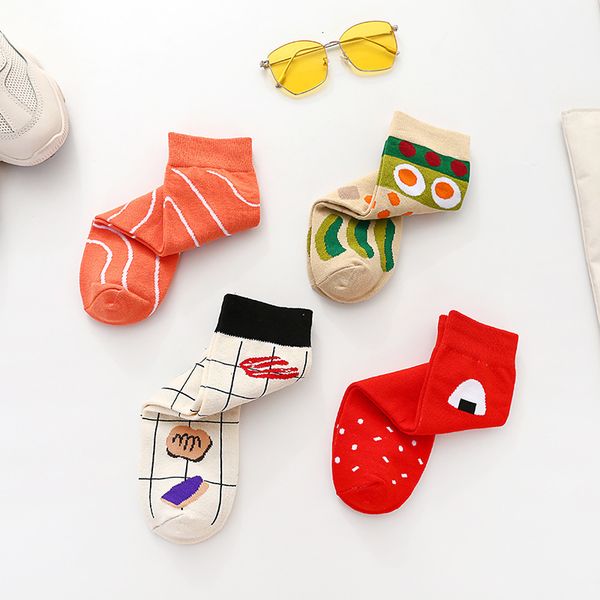 autumn frh trendy male and female coupl sushi lovely personalized style cotton socks, Black;white
autumn frh trendy male and female coupl sushi lovely personalized style cotton socks, Black;white