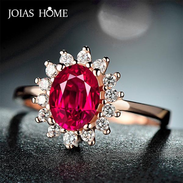 cluster rings joiashome classic genuine solid silver women with oval shape ruby gemstones rose gold color open adjust size lady gifts, Golden;silver
cluster rings joiashome classic genuine solid silver women with oval shape ruby gemstones rose gold color open adjust size lady gifts, Golden;silver