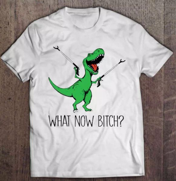 r2 t-rex what now bitch funny cotton white t-shirt, White;black
r2 t-rex what now bitch funny cotton white t-shirt, White;black