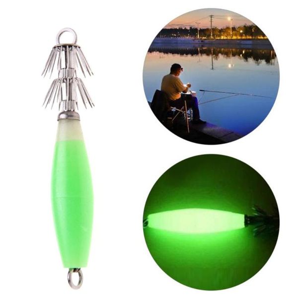 5pcs glow in dark luminous fishing lures baits squid jigs hooks light green lure hook bait fishhook
5pcs glow in dark luminous fishing lures baits squid jigs hooks light green lure hook bait fishhook