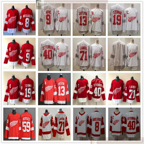 2021 Retro Detroit Red Wings Hockey 71 Dylan Larkin Jerseys 13 Pavel Datsyuk 59 Tyler Bertuzzi Steve Yzerman Gordie Howe Henrik Zetterberg, Same as picture
2021 Retro Detroit Red Wings Hockey 71 Dylan Larkin Jerseys 13 Pavel Datsyuk 59 Tyler Bertuzzi Steve Yzerman Gordie Howe Henrik Zetterberg, Same as picture