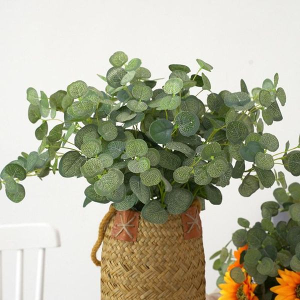 decorative flowers & wreaths eucalyptus leaf imitation plants artificial spray green tree family party wedding decoration plastic 6 pieces c 
decorative flowers & wreaths eucalyptus leaf imitation plants artificial spray green tree family party wedding decoration plastic 6 pieces c