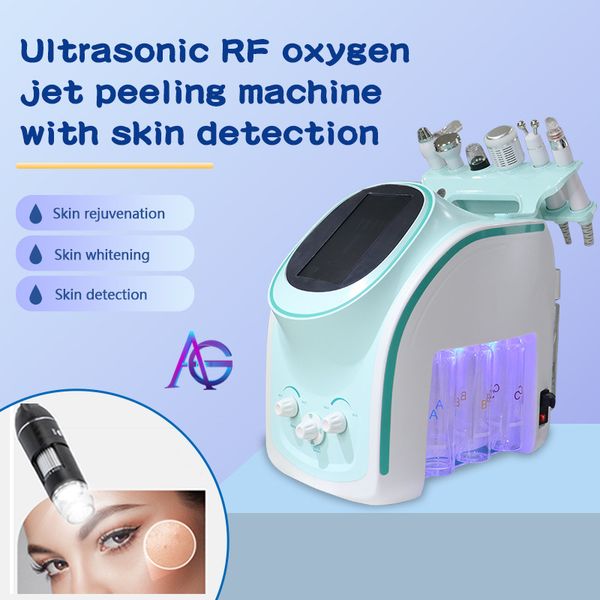 6 in 1 skin analyzer hydrafacial dermabrasion machine oxygen jet hydra facial peeling ultrasonic scrubber rf face lift microdermabrasion bea, Black;white
6 in 1 skin analyzer hydrafacial dermabrasion machine oxygen jet hydra facial peeling ultrasonic scrubber rf face lift microdermabrasion bea, Black;white