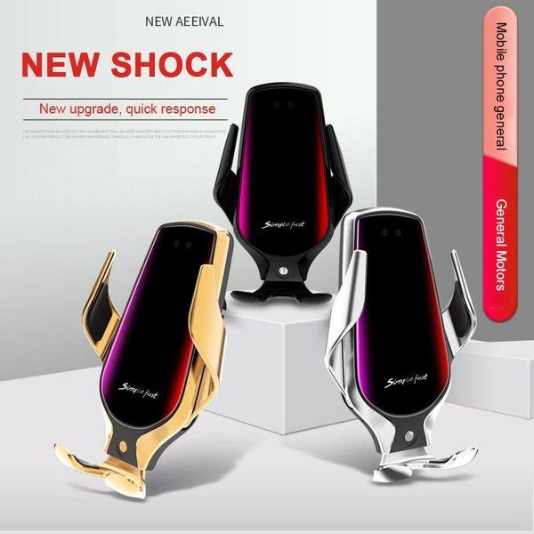 wirless charger stand car phone holder r3 fast charging auto clamp smart infrare sensor for cell mounts & holders 
wirless charger stand car phone holder r3 fast charging auto clamp smart infrare sensor for cell mounts & holders