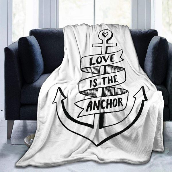 ultra-soft micro fleece blanket,love is the anchor,home decor warm throw blanket for couch bed,50"x 40"
ultra-soft micro fleece blanket,love is the anchor,home decor warm throw blanket for couch bed,50"x 40"
