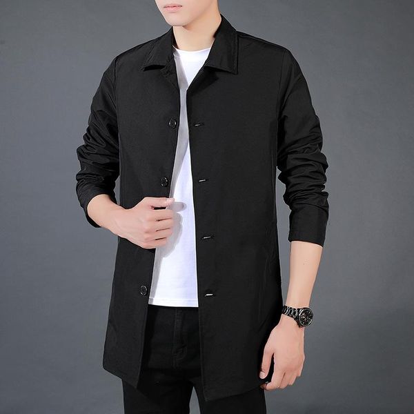 men's trench coats british style coat autumn and winter long windbreaker 2021 solid color simple big-name jacket windproof men, Tan;black
men's trench coats british style coat autumn and winter long windbreaker 2021 solid color simple big-name jacket windproof men, Tan;black