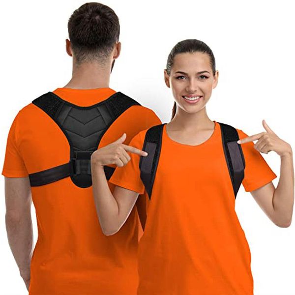 back brace posture corrector fully adjustable support improves provides lumbar for men and women, Black;blue
back brace posture corrector fully adjustable support improves provides lumbar for men and women, Black;blue