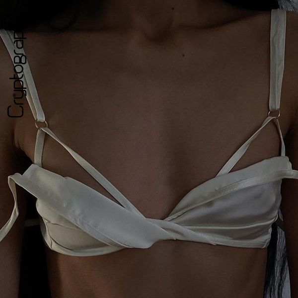 cryptographic 2021 summer chic fashion camis wrap crop women elegant sleeveless baless cropped club party clothes, Black;white
cryptographic 2021 summer chic fashion camis wrap crop women elegant sleeveless baless cropped club party clothes, Black;white
