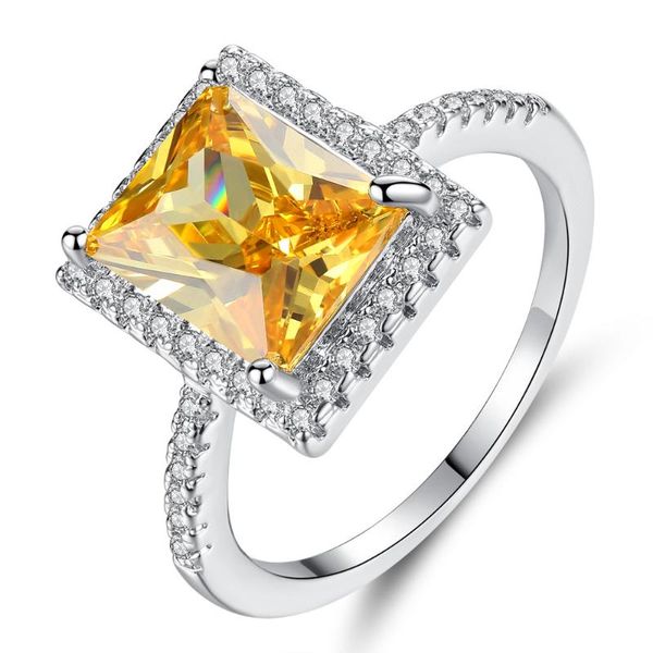 wedding rings fashion luxury big champagne square zircon ring for women, Slivery;golden
wedding rings fashion luxury big champagne square zircon ring for women, Slivery;golden