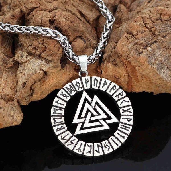 nordic myth odin triangle symbol pendant necklace accessories long sweater chain, Silver
nordic myth odin triangle symbol pendant necklace accessories long sweater chain, Silver