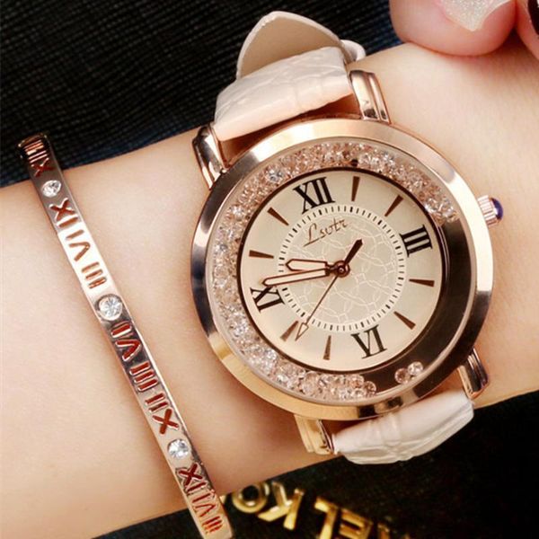 wristwatches fashion women watches luxury leather strap dress watch casual rhinestone quartz wristwatch girl montres femme, Slivery;brown
wristwatches fashion women watches luxury leather strap dress watch casual rhinestone quartz wristwatch girl montres femme, Slivery;brown