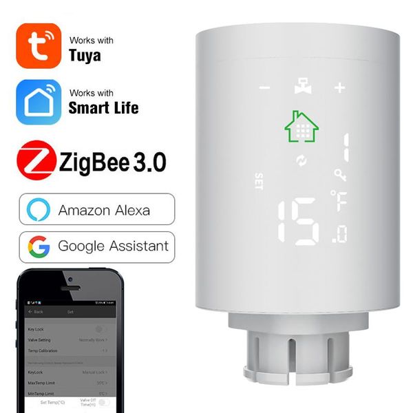 smart home control tuya zigbee 3.0 mini radiator actuator programmable thermostat heater voice temperature controller
smart home control tuya zigbee 3.0 mini radiator actuator programmable thermostat heater voice temperature controller