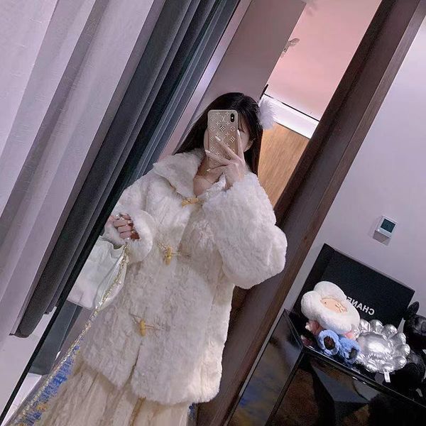women's fur & faux women 2021 autumn winter fashion jackets female loose warm solid color coats ladies lamb plush overcoats r357, Black
women's fur & faux women 2021 autumn winter fashion jackets female loose warm solid color coats ladies lamb plush overcoats r357, Black