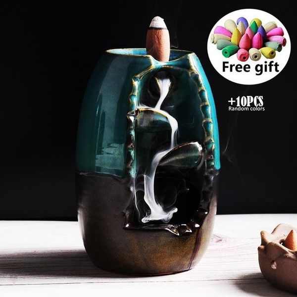 fragrance lamps home decorations lucky feng shui ornaments indoor waterfall backflow incense burner +gift 10pcs cones encens
fragrance lamps home decorations lucky feng shui ornaments indoor waterfall backflow incense burner +gift 10pcs cones encens