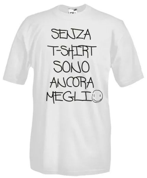 fr09 ironic t-shirt, shirt without t-shirts are even better happiness, White;black
fr09 ironic t-shirt, shirt without t-shirts are even better happiness, White;black