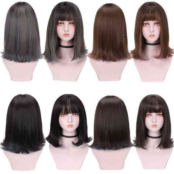 gradient full highlights set medium long straight hair micro roll, Black 
gradient full highlights set medium long straight hair micro roll, Black