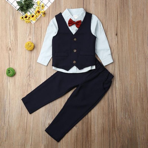 clothing sets 1-7y formal kids baby boy gentlemen suits bow tie+shirts+waistcoat+pants 4pcs party suit outfits child, White
clothing sets 1-7y formal kids baby boy gentlemen suits bow tie+shirts+waistcoat+pants 4pcs party suit outfits child, White