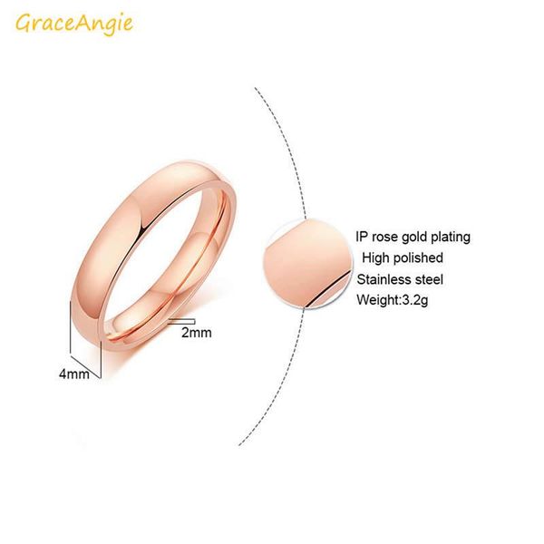 wedding rings graceangie 1pc 4mm titanium steel rose gold ring smooth simple couples for man woman bands size 5-10, Slivery;golden
wedding rings graceangie 1pc 4mm titanium steel rose gold ring smooth simple couples for man woman bands size 5-10, Slivery;golden