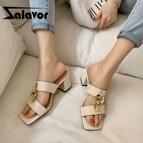 dress shoes zalavor women high heel sandal real leather square toe summer metal decoration for footwear size 34-39, Black
dress shoes zalavor women high heel sandal real leather square toe summer metal decoration for footwear size 34-39, Black
