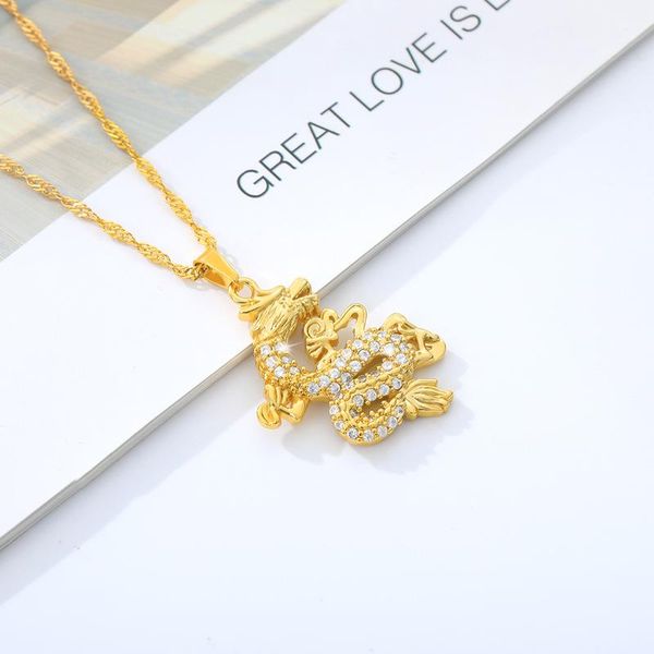 Zircon Dragon Pendant Necklace Women's Men's Jewelry Mascot Lucky Gifts Luxury Gold Hip Hop Rap Wear Accessories 2021 Necklaces, Silver
Zircon Dragon Pendant Necklace Women's Men's Jewelry Mascot Lucky Gifts Luxury Gold Hip Hop Rap Wear Accessories 2021 Necklaces, Silver