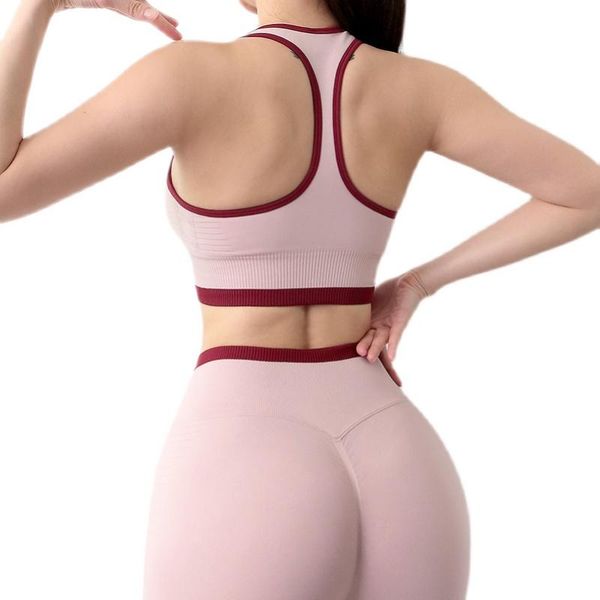 yoga outfit 2021 fashion sports bra for women sling color matching gym crop underwear 4 colors
yoga outfit 2021 fashion sports bra for women sling color matching gym crop underwear 4 colors