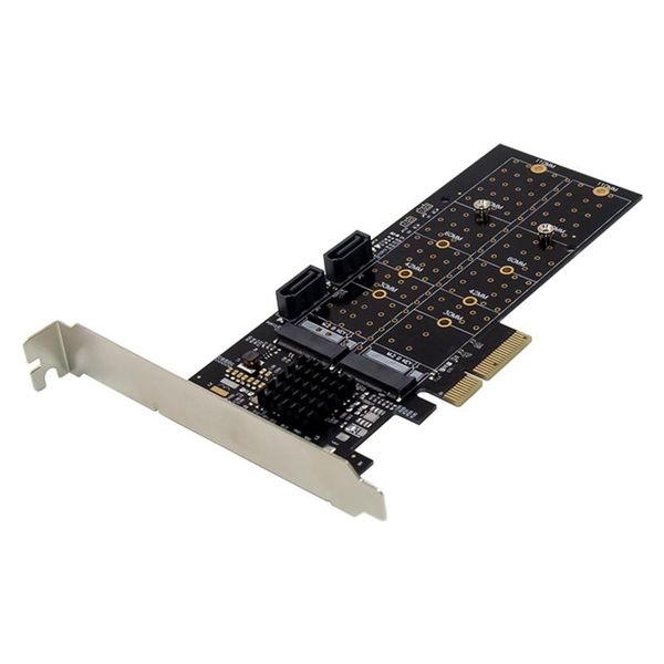 pci-e x4 m.2+sata3.0 raid conversion card nvme ssd array pci express 2.0 upgrade expansion computer cables & connectors
pci-e x4 m.2+sata3.0 raid conversion card nvme ssd array pci express 2.0 upgrade expansion computer cables & connectors