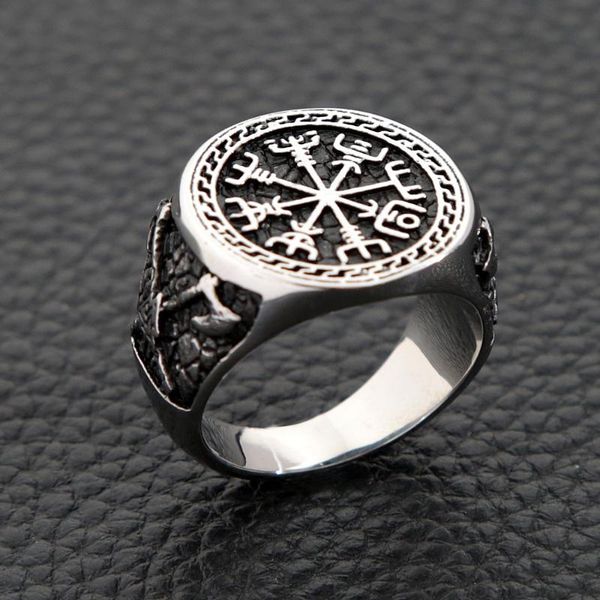 cluster rings retro viking compass amulet ring stainless steel pirate double axe mens nordic jewelry halloween gifts, Golden;silver
cluster rings retro viking compass amulet ring stainless steel pirate double axe mens nordic jewelry halloween gifts, Golden;silver