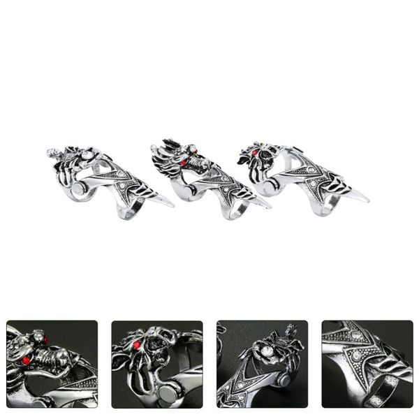 cycling caps & masks 3pcs unique finger joint rings male ring decors fashion accessories, Black
cycling caps & masks 3pcs unique finger joint rings male ring decors fashion accessories, Black