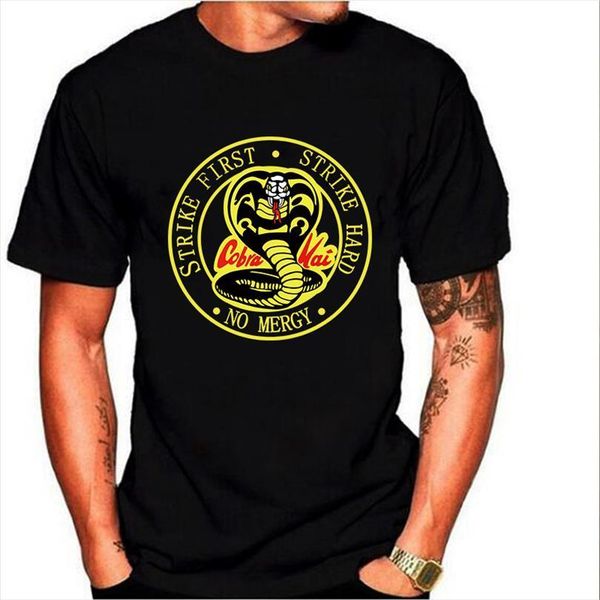 cobra kai season 3 strike men t shirt hard first no mercy short sleeve unisex, White;black
cobra kai season 3 strike men t shirt hard first no mercy short sleeve unisex, White;black