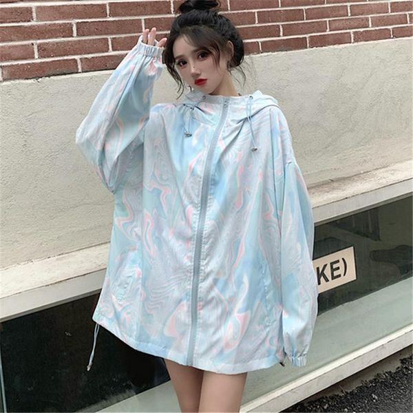 women's jackets 2021 summer fashion large size loose hooded long sleeve tie-dye gradient color thin sunscreen h485, Black;brown
women's jackets 2021 summer fashion large size loose hooded long sleeve tie-dye gradient color thin sunscreen h485, Black;brown