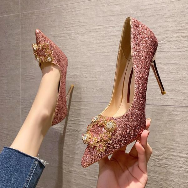 women pumps 2021 rhinestone wedding shoes bride korean style red bottom feast banque height increasing .5cm dress, Black
women pumps 2021 rhinestone wedding shoes bride korean style red bottom feast banque height increasing .5cm dress, Black