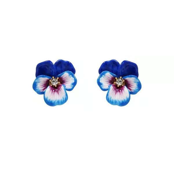 stud simple fashion atmosphere selling enamel drop oil big flower red and blue earrings, Golden;silver
stud simple fashion atmosphere selling enamel drop oil big flower red and blue earrings, Golden;silver