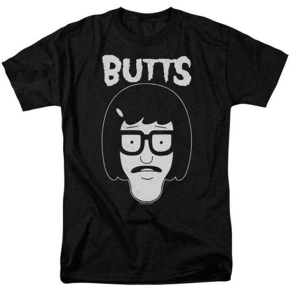 bob's burgers butt friend t shirt mens licensed cartoon merch tina belcher black, White;black
bob's burgers butt friend t shirt mens licensed cartoon merch tina belcher black, White;black