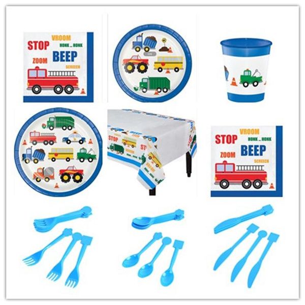 disposable dinnerware car pattern birthday party tableware plate cup napkin baby shower theme decor supplies
disposable dinnerware car pattern birthday party tableware plate cup napkin baby shower theme decor supplies
