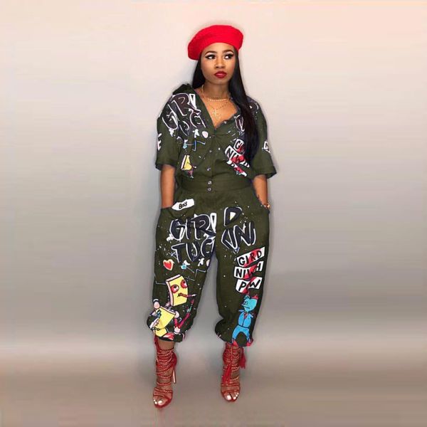 rompers womens jumpsuit letter printed playsuit casual female trousers flare pants overalls fancy loose bodysuit nightclubing, Black;white
rompers womens jumpsuit letter printed playsuit casual female trousers flare pants overalls fancy loose bodysuit nightclubing, Black;white